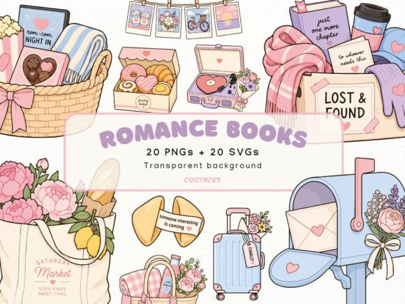 Download Romance Book Lovers, Bookish Clipart PNG - Love Collection