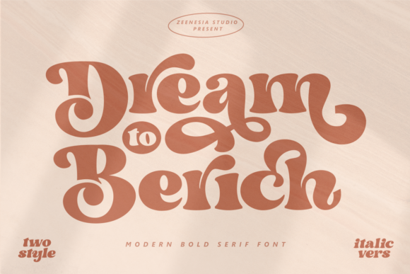 Download Dream to Berich Font - Dream Collection