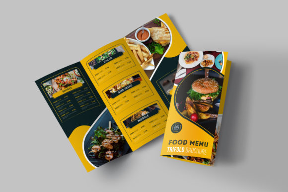 Download Food Menu Trifold Brochure - Food Collection