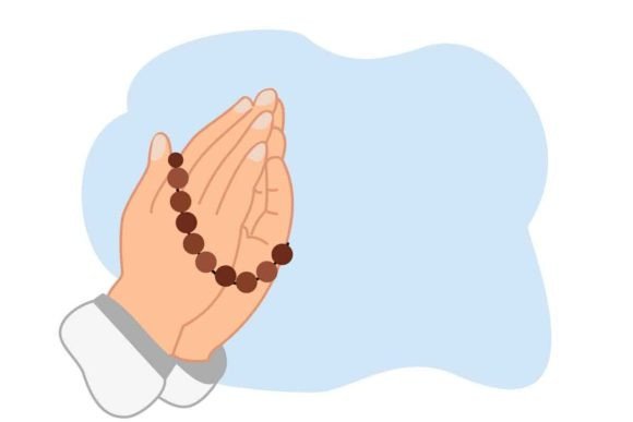 Download Religious Moslem Raising Praying Hands - Moslem Collection