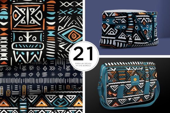 Download Contemporary Ethnic Line Art Pattern - Premium Resources