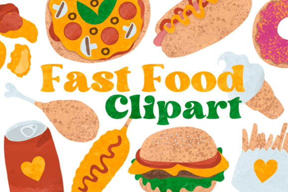 Download Fast Food Clipart Free - Food Collection