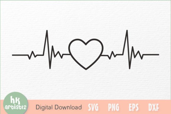 Download Love Heartbeat SVG - Love Collection