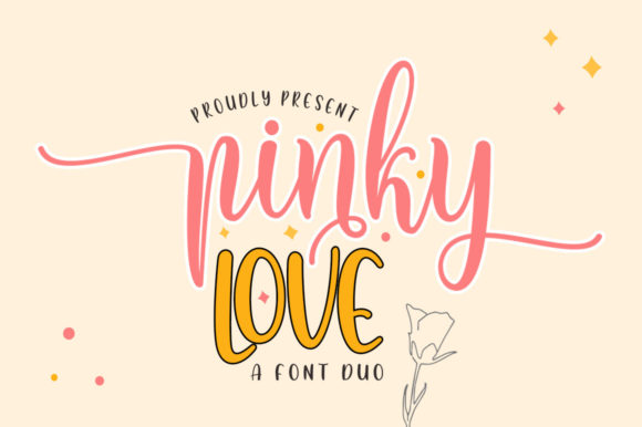 Download Pinky Love Font Duo - Love Collection