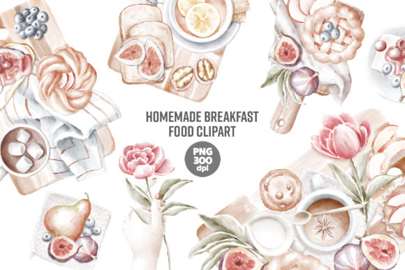 Download Homemade Breakfast Food Clipart - Food Collection