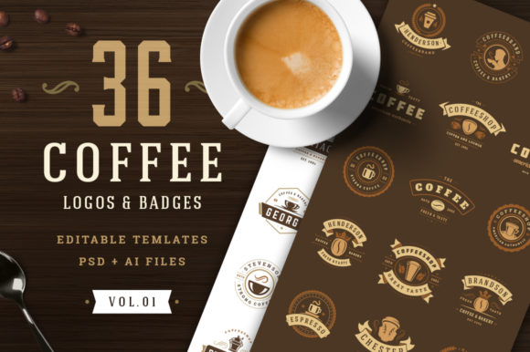 Download 36 Coffee Logos and Badges - Logos Collection